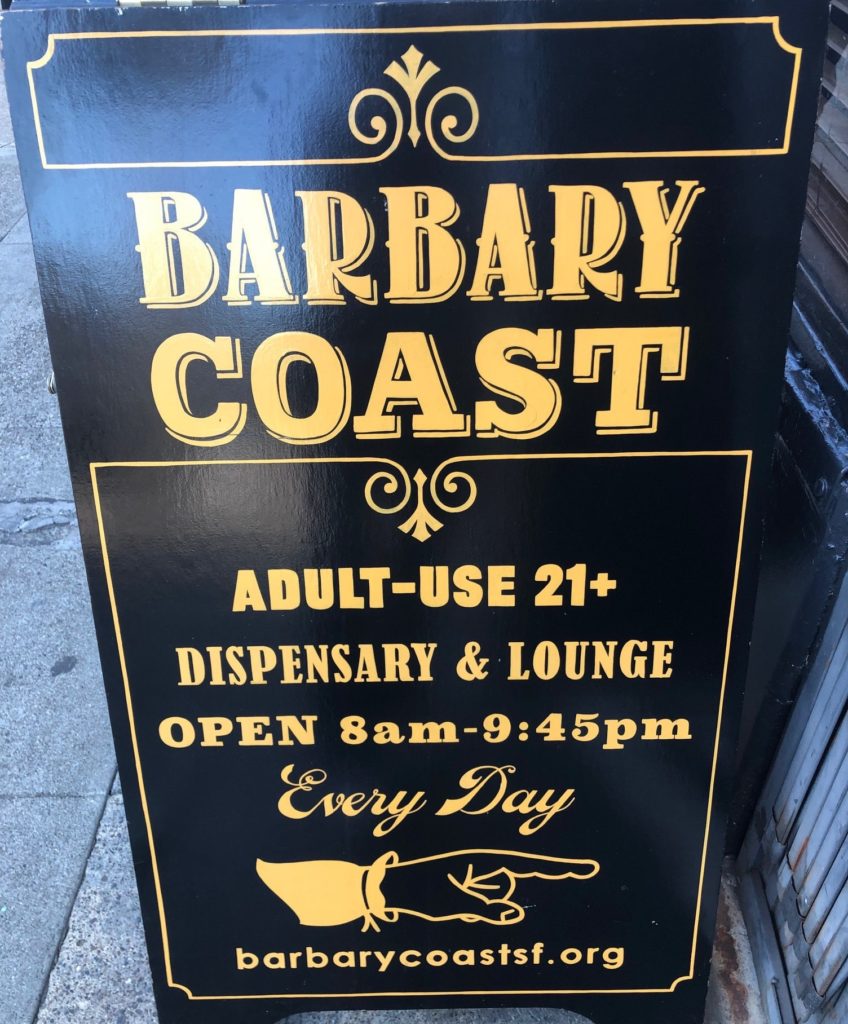 Barbary Coast Sign